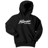 Millionaire-in-the-Making Youth Hoodie WHITE LETTERS